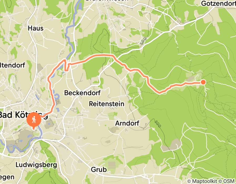 Karte der Tour