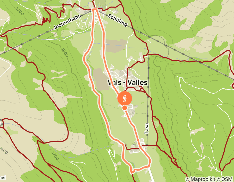 Karte der Tour