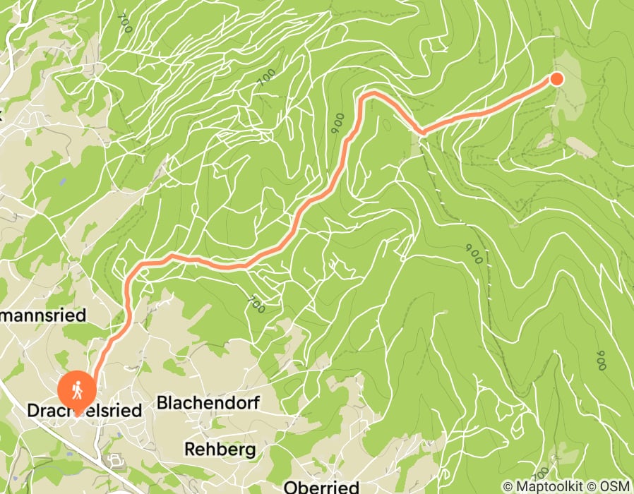 Karte der Tour