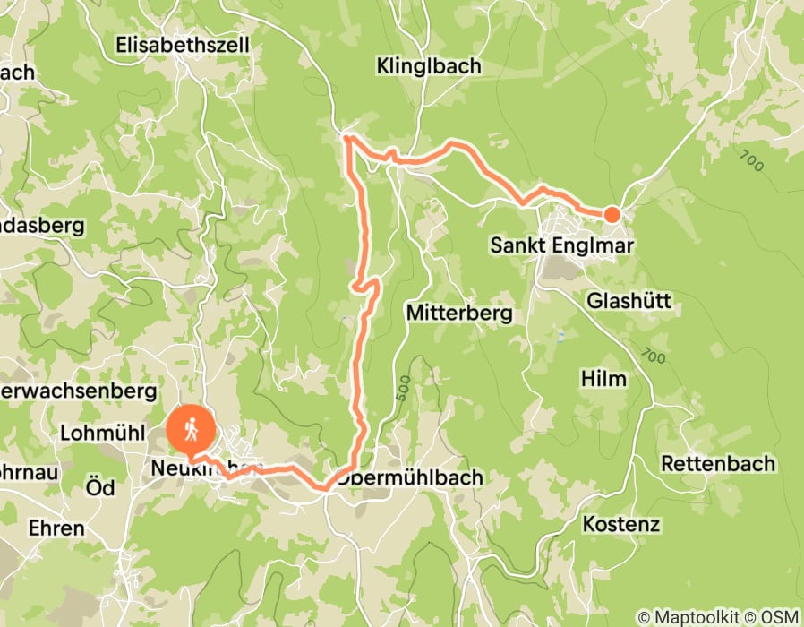 Karte der Tour