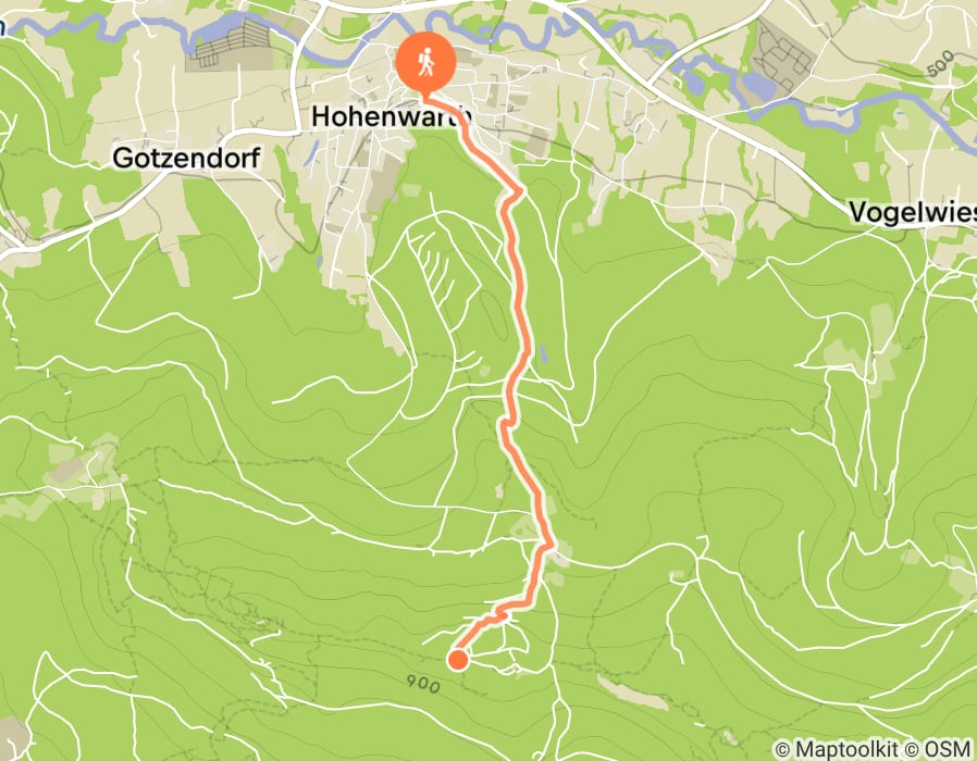 Karte der Tour