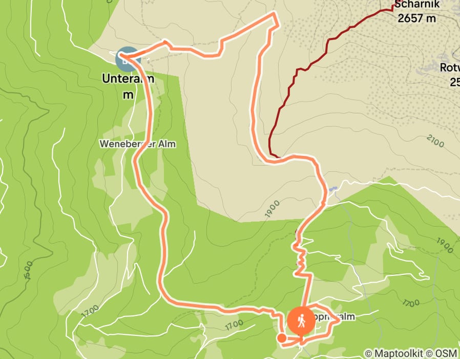Karte der Tour