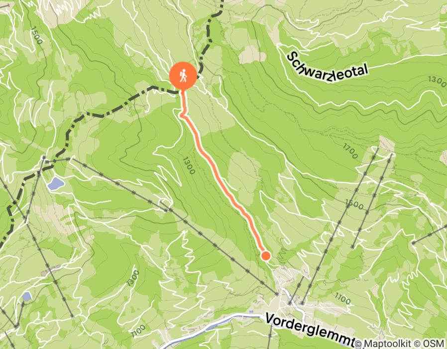 Karte der Tour