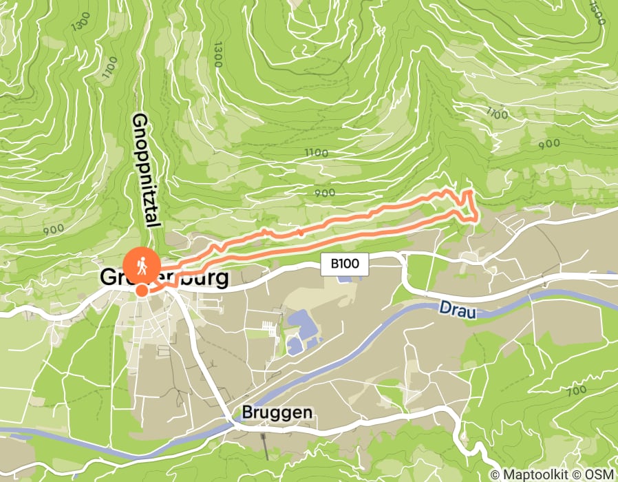 Karte der Tour