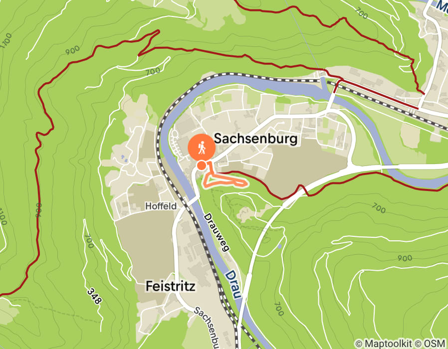 Karte der Tour
