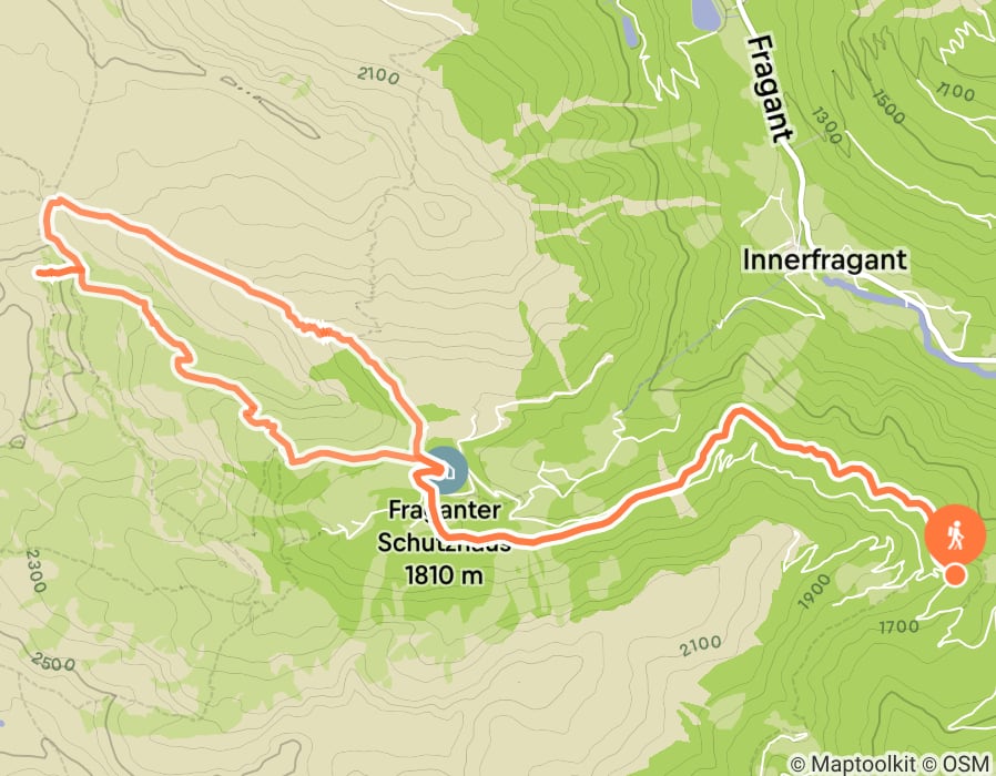 Karte der Tour