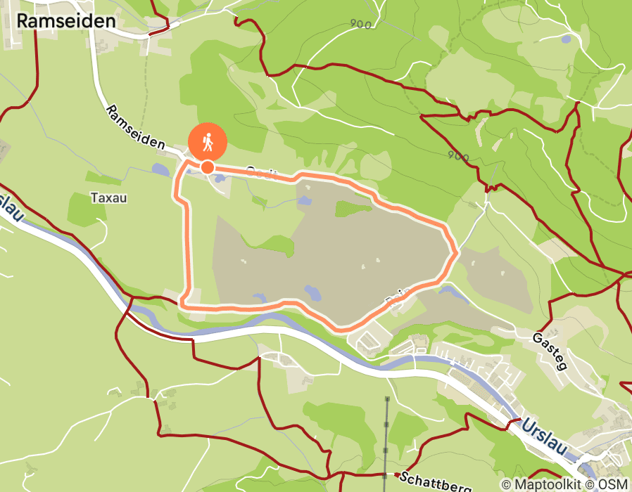 Karte der Tour