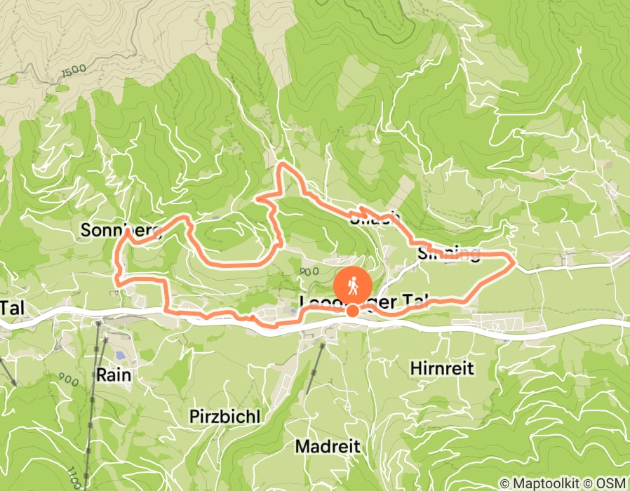 Karte der Tour