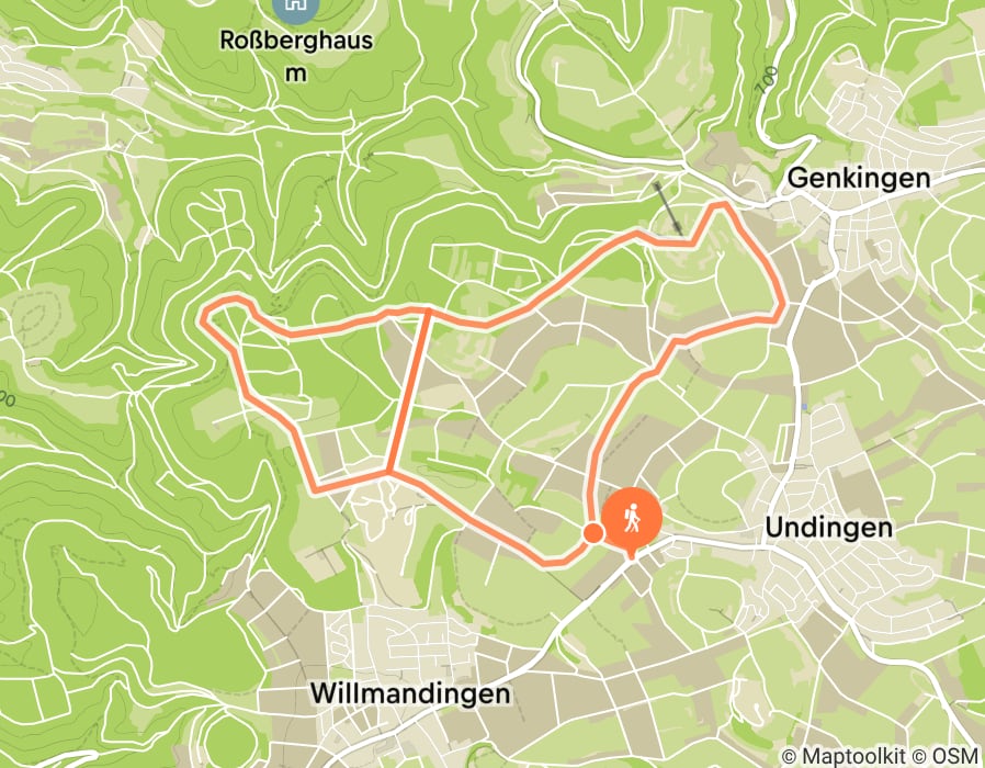 Karte der Tour