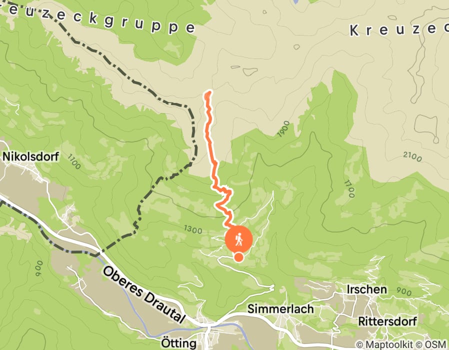 Karte der Tour