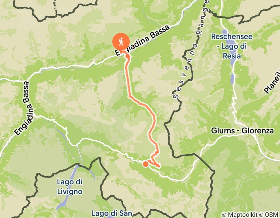 Karte der Tour