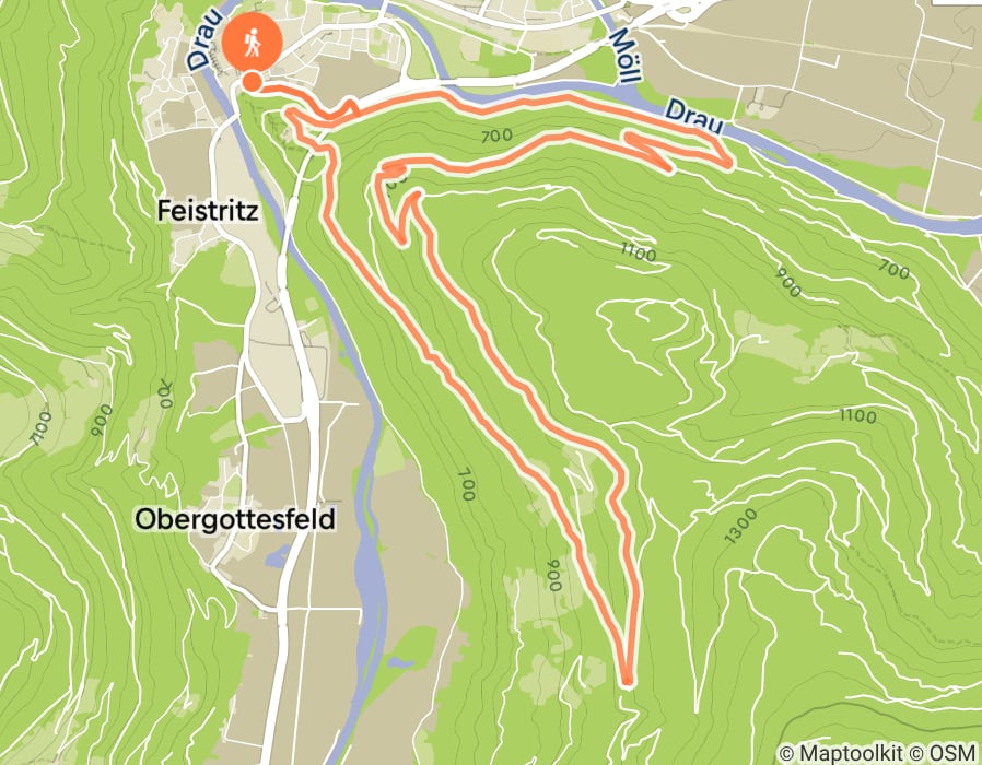 Karte der Tour