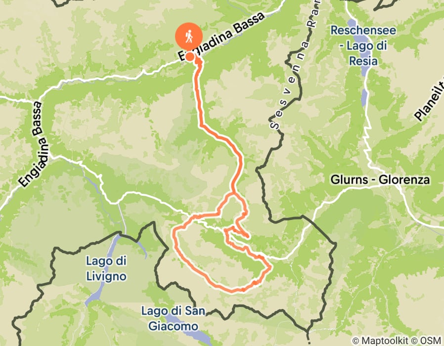 Karte der Tour