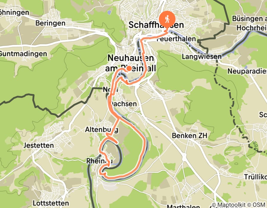 Karte der Tour