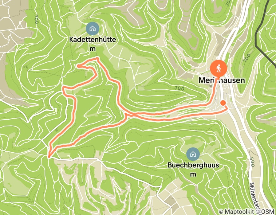 Karte der Tour