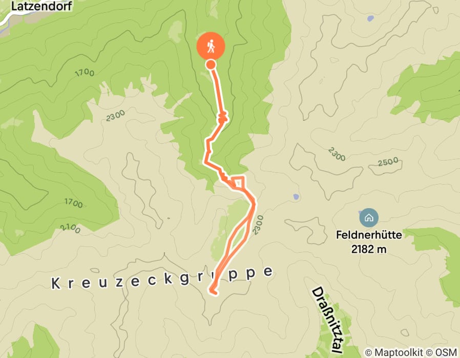 Karte der Tour