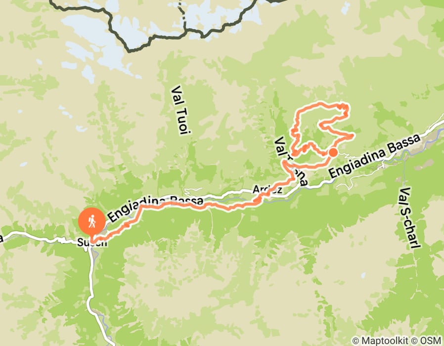 Karte der Tour