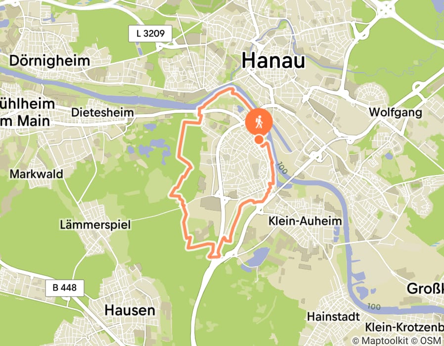 Karte der Tour