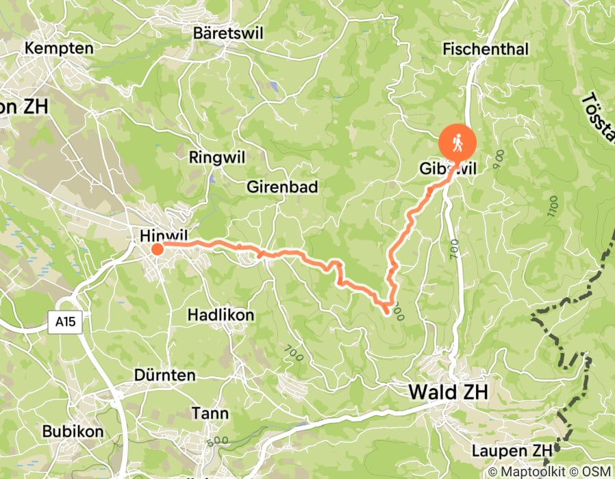 Karte der Tour