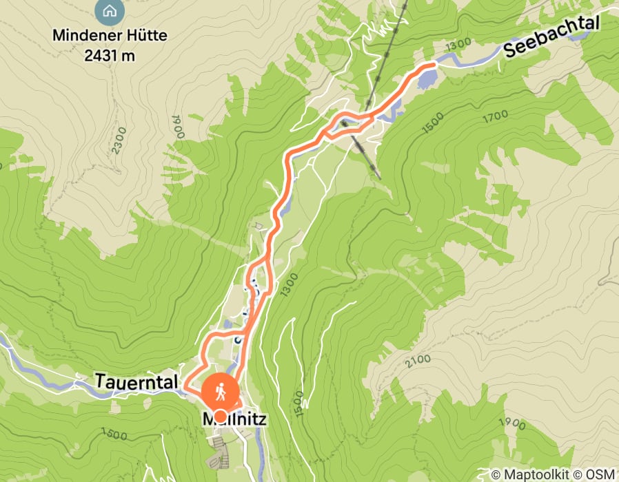 Karte der Tour
