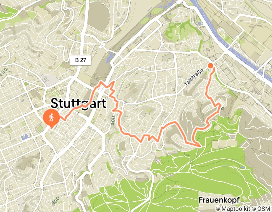 Karte der Tour
