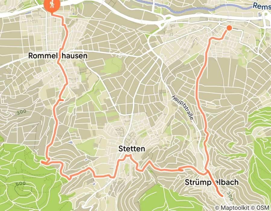 Karte der Tour