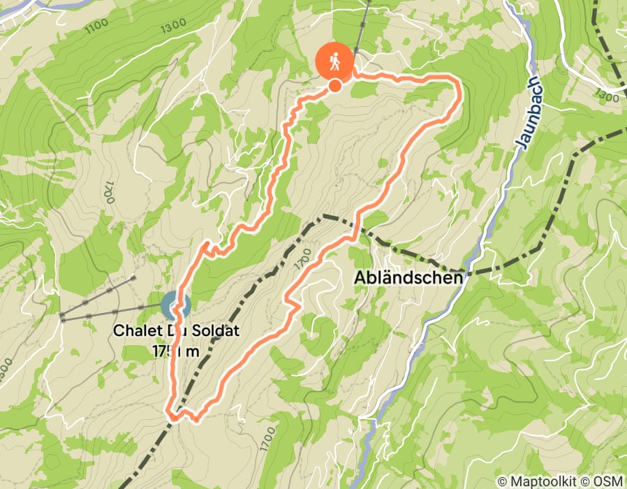 Karte der Tour
