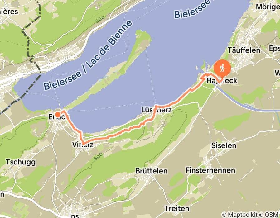 Karte der Tour