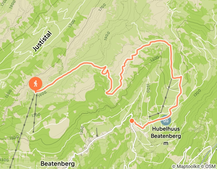 Karte der Tour