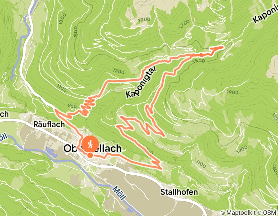 Karte der Tour