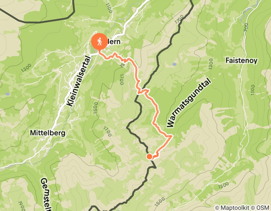 Karte der Tour