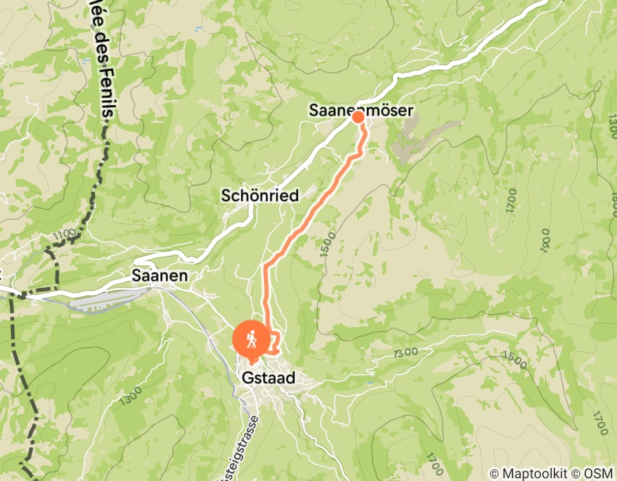 Karte der Tour