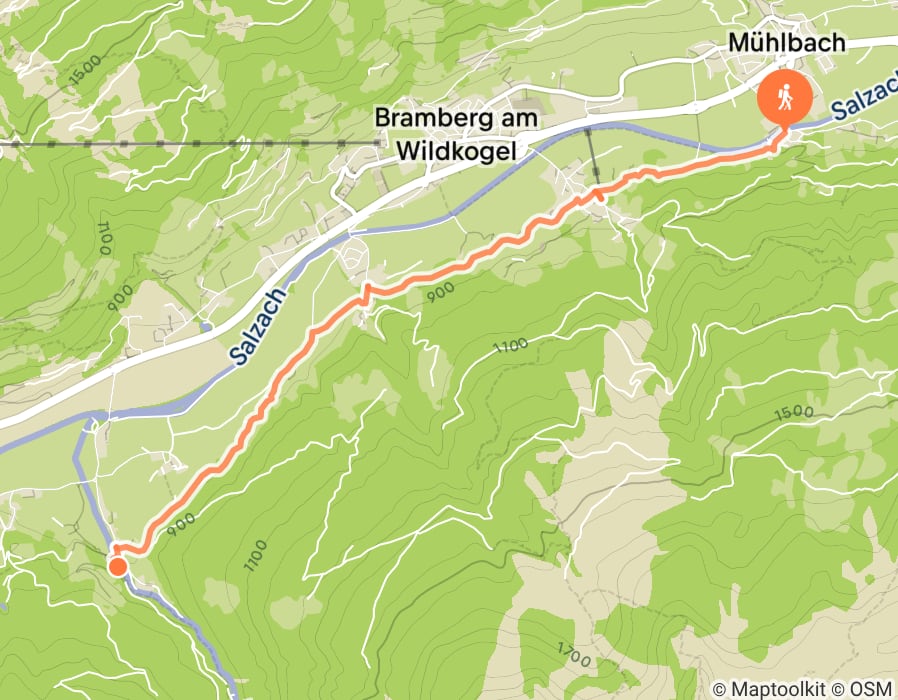 Karte der Tour