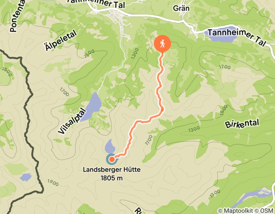 Karte der Tour
