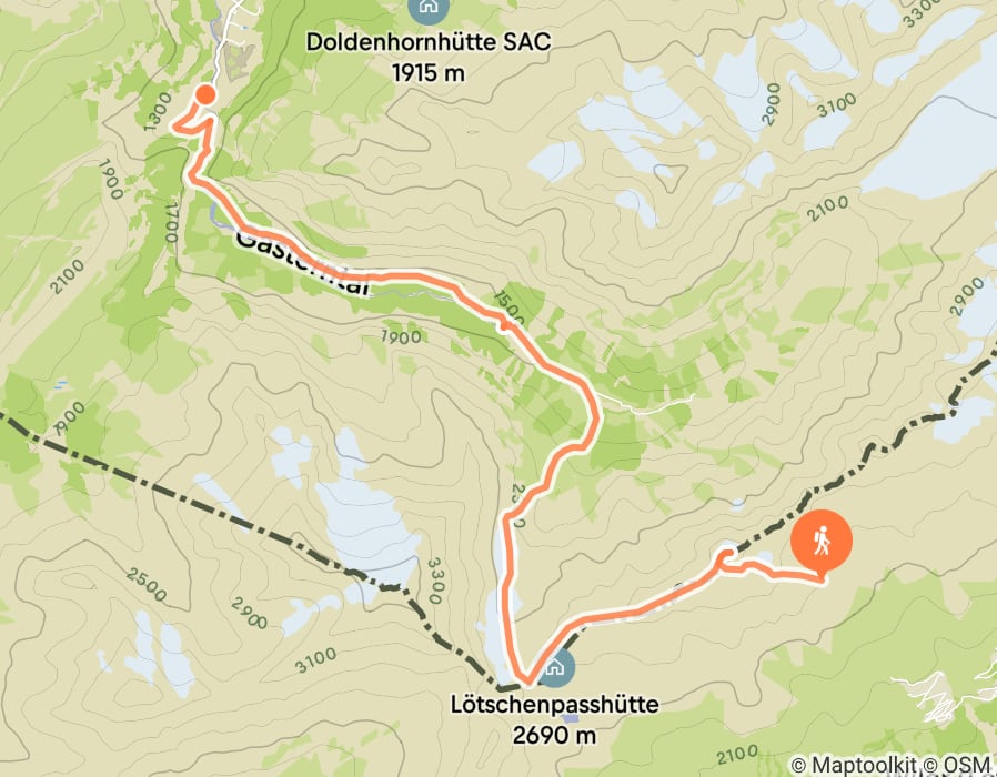 Karte der Tour