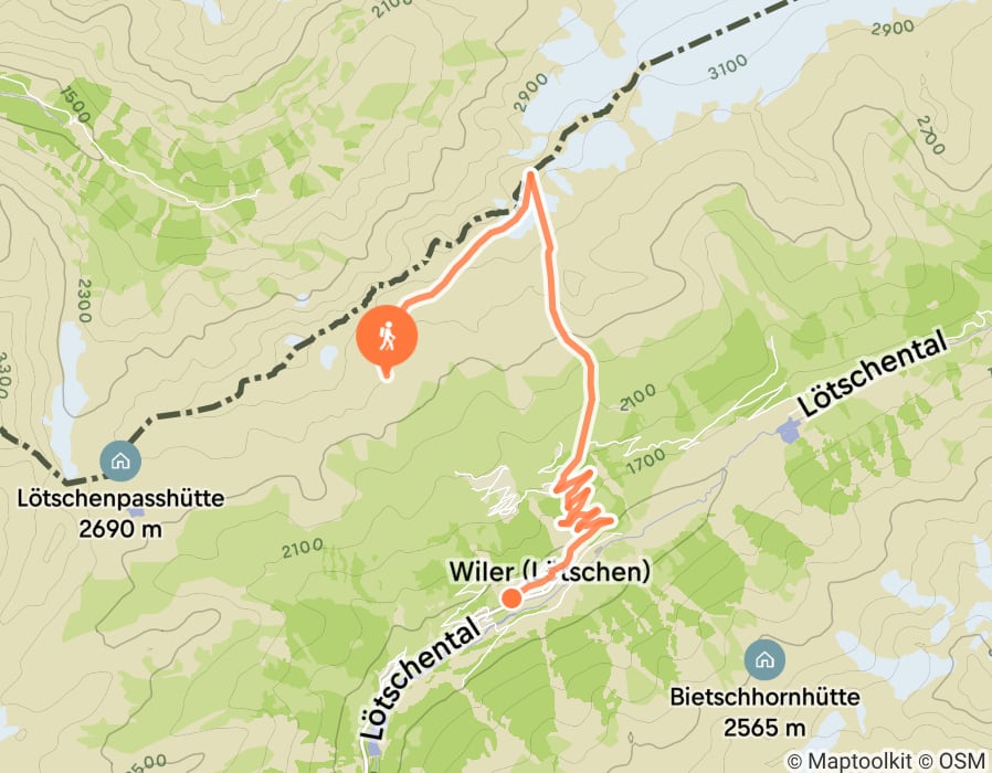 Karte der Tour