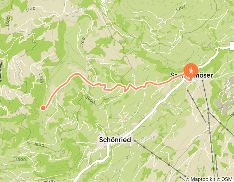 Karte der Tour