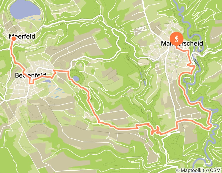 Karte der Tour