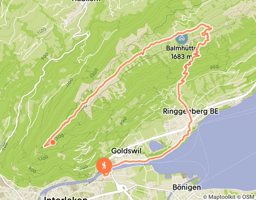 Karte der Tour