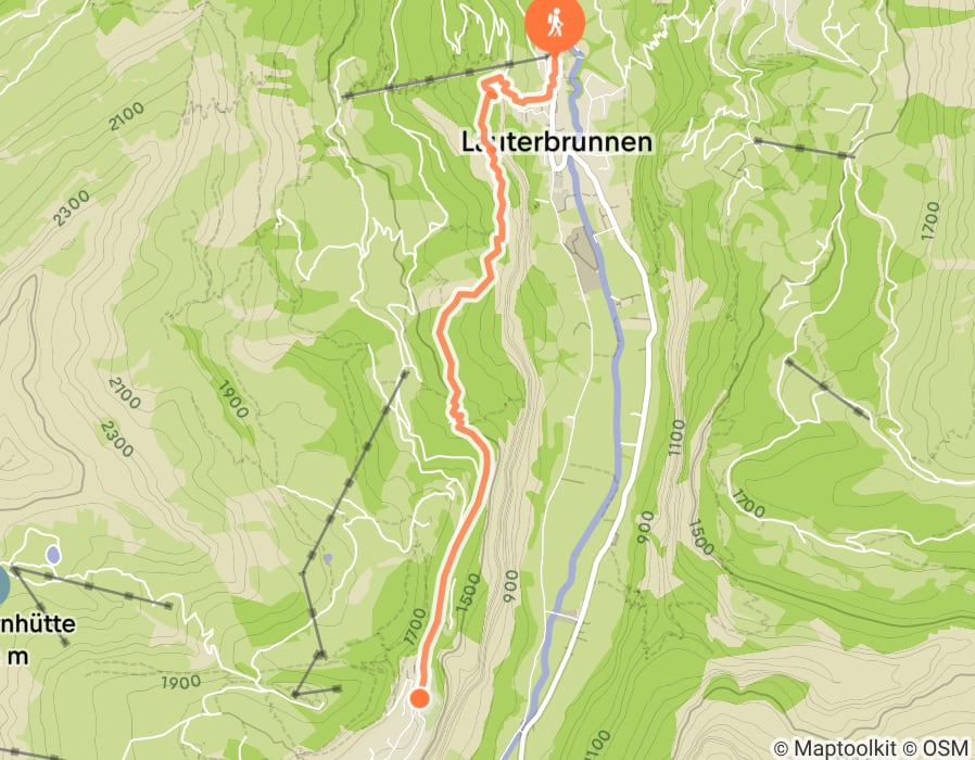 Karte der Tour