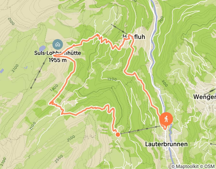 Karte der Tour