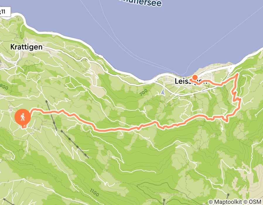 Karte der Tour