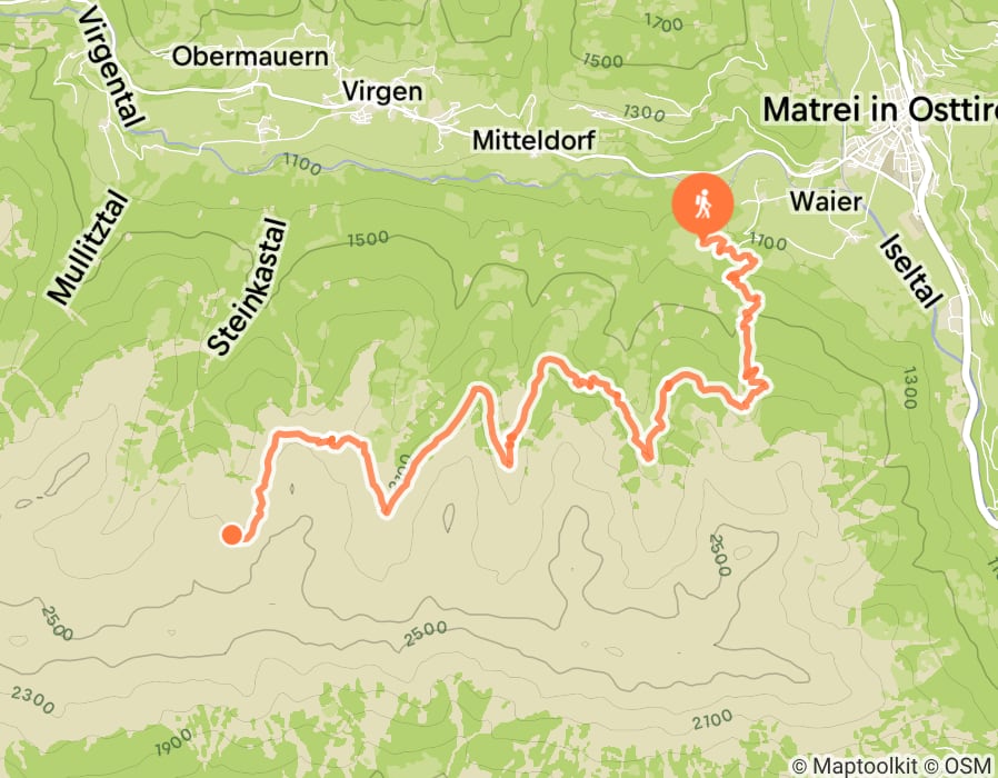 Karte der Tour