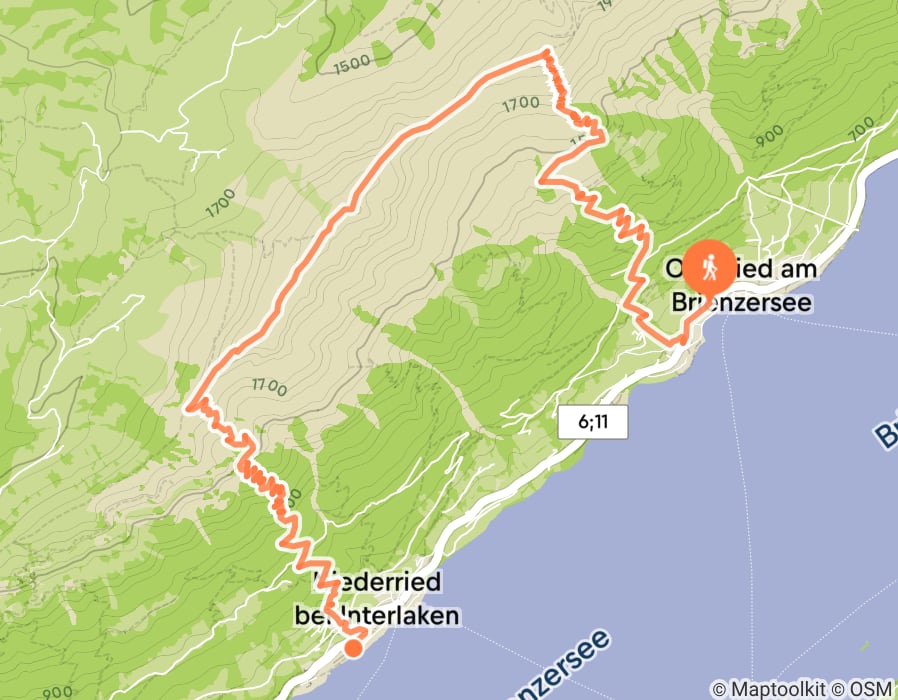 Karte der Tour