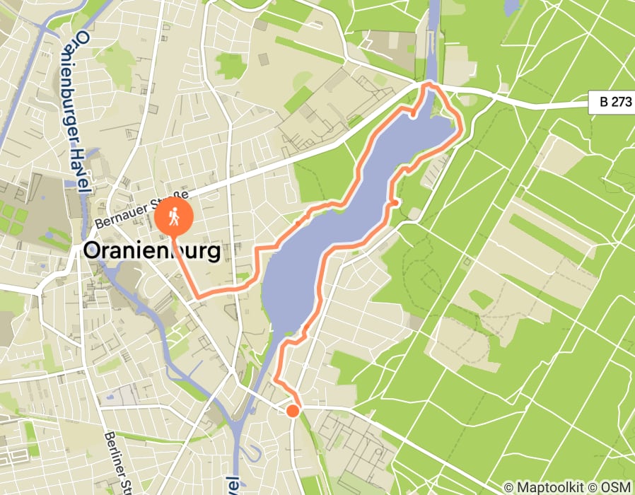 Karte der Tour