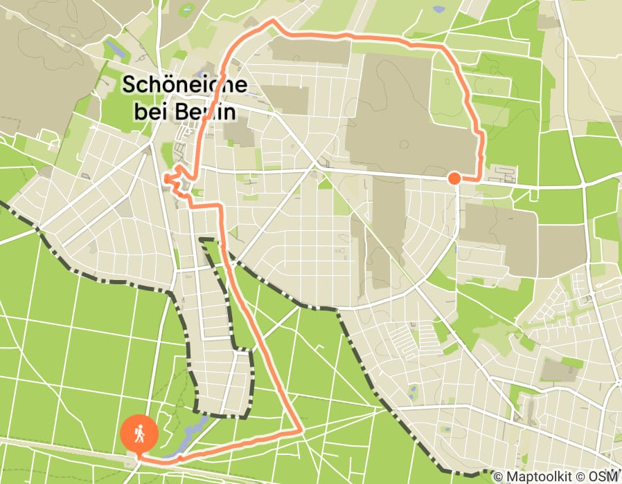 Karte der Tour
