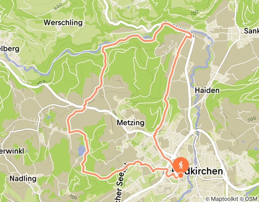 Karte der Tour