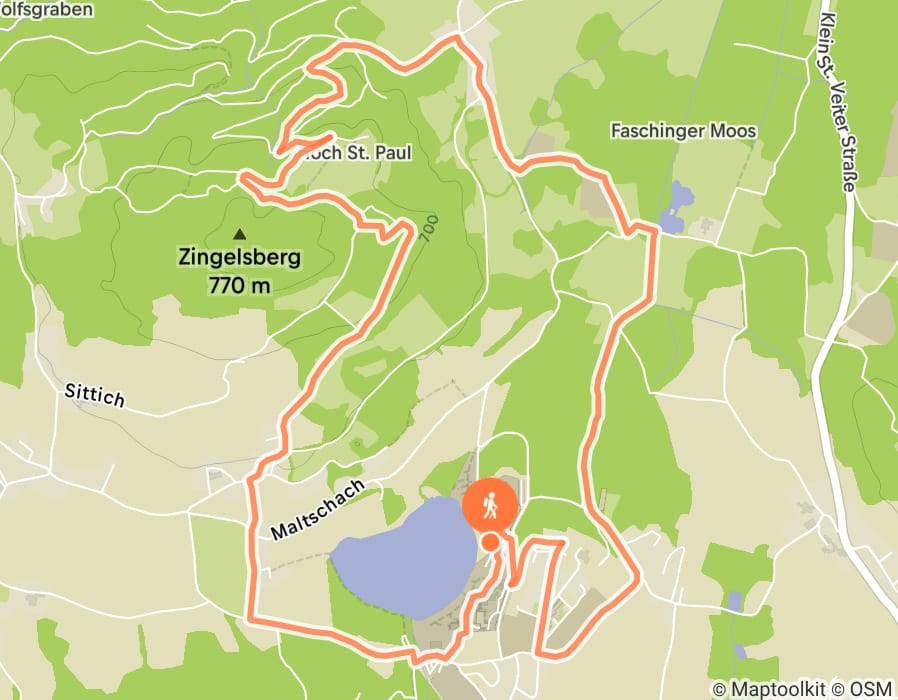 Karte der Tour