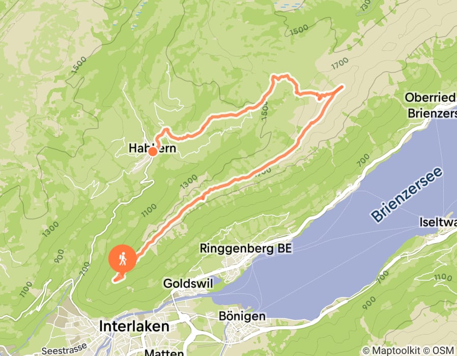 Karte der Tour