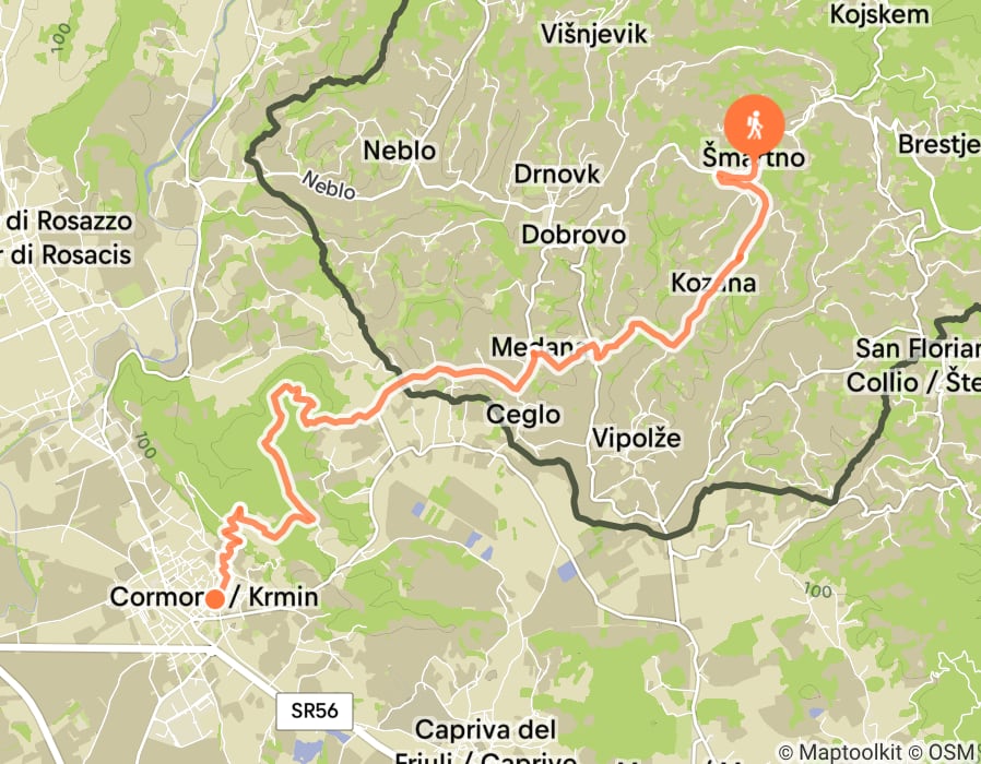 Karte der Tour